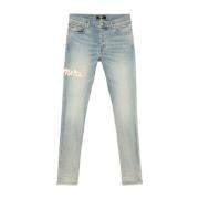 Lichtblauwe Skinny Denim Jeans Amiri , Blue , Heren