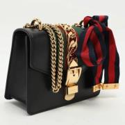 Pre-owned Leather gucci-bags Gucci Vintage , Black , Dames