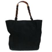 Pre-owned Canvas totes Chanel Vintage , Blue , Dames