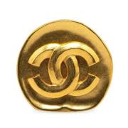 Pre-owned Metal chanel-jewelry Chanel Vintage , Yellow , Dames