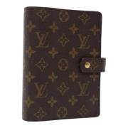 Pre-owned Canvas home-office Louis Vuitton Vintage , Brown , Dames