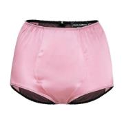 Satin High-Waist Slipjes Dolce & Gabbana , Pink , Dames