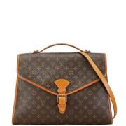 Pre-owned Leather louis-vuitton-bags Louis Vuitton Vintage , Brown , D...