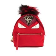 Pre-owned Leather shoulder-bags Fendi Vintage , Red , Dames