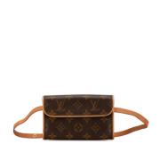 Pre-owned Leather louis-vuitton-bags Louis Vuitton Vintage , Brown , D...