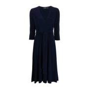 Carlyna 3/4 mouw dagjurk Ralph Lauren , Blue , Dames