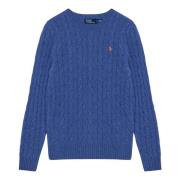 Ronde Hals Trui Ralph Lauren , Blue , Dames