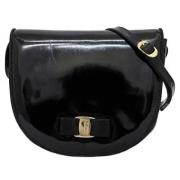 Pre-owned Canvas shoulder-bags Salvatore Ferragamo Pre-owned , Black ,...