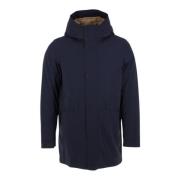 Blauwe Drijvende Parka Jas RRD , Blue , Heren