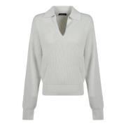 Stijlvolle Sweater Collectie Fabiana Filippi , Gray , Dames