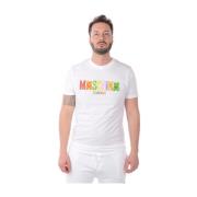 Casual Sweatshirt voor Mannen en Vrouwen Moschino , White , Heren