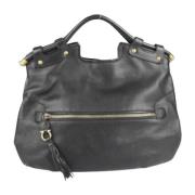 Pre-owned Leather totes Salvatore Ferragamo Pre-owned , Black , Dames