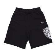 NBA Team Logo Tracksuit Shorts New Era , Black , Heren