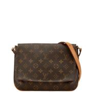 Pre-owned Leather louis-vuitton-bags Louis Vuitton Vintage , Brown , D...