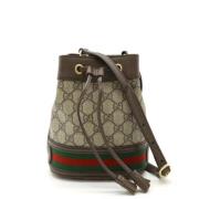 Pre-owned Canvas gucci-bags Gucci Vintage , Beige , Dames