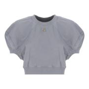 Grijze Katoenen T-shirt met Geborduurd Logo Vivienne Westwood , Gray ,...