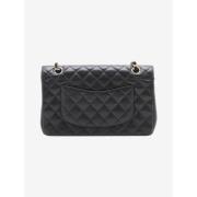 Pre-owned Leather chanel-bags Chanel Vintage , Black , Dames