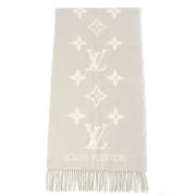 Pre-owned Silk scarves Louis Vuitton Vintage , Gray , Dames