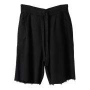 Luxe Gebreide Heren Shorts Laneus , Black , Heren