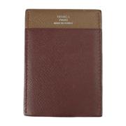 Pre-owned Leather wallets Hermès Vintage , Brown , Unisex