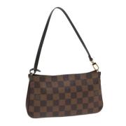 Pre-owned Canvas pouches Louis Vuitton Vintage , Brown , Dames