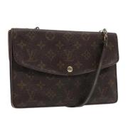 Pre-owned Canvas louis-vuitton-bags Louis Vuitton Vintage , Brown , Da...