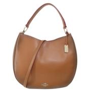 Pre-owned Leather shoulder-bags Coach Pre-owned , Brown , Dames