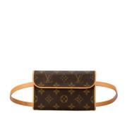 Pre-owned Canvas louis-vuitton-bags Louis Vuitton Vintage , Brown , Da...