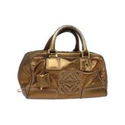 Pre-owned Leather handbags Loewe Pre-owned , Brown , Dames