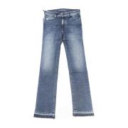 Slim Fit Jeans met Logo Details Jacob Cohën , Blue , Dames