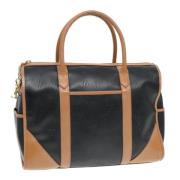 Pre-owned Leather travel-bags Yves Saint Laurent Vintage , Black , Dam...