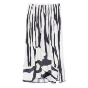 Zebra Print Cascade Rok Lanvin , White , Dames