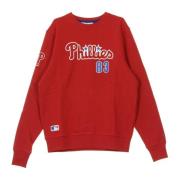 Script Crewneck Sweatshirt in Teamkleuren New Era , Red , Heren