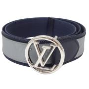 Pre-owned Canvas belts Louis Vuitton Vintage , Blue , Dames