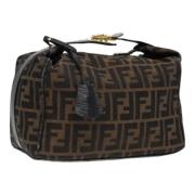 Pre-owned Canvas handbags Fendi Vintage , Brown , Dames