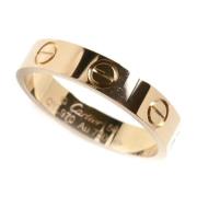 Pre-owned Metal rings Cartier Vintage , Yellow , Dames