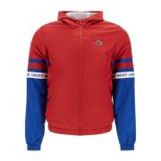 Sportjack met Contrasterende Mouwen Lacoste , Red , Heren