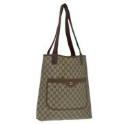 Pre-owned Leather gucci-bags Gucci Vintage , Beige , Dames