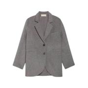 Iconische Marc Blazer in Dubbelzijdige Wol Vanessa Bruno , Gray , Dame...