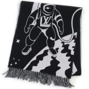 Pre-owned Wool scarves Louis Vuitton Vintage , Black , Dames