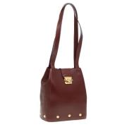 Pre-owned Leather shoulder-bags Salvatore Ferragamo Pre-owned , Brown ...