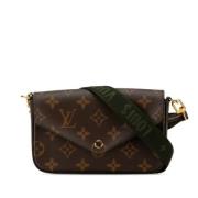 Pre-owned Canvas louis-vuitton-bags Louis Vuitton Vintage , Brown , Da...