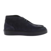 Blauwe Platte Schoenen Doucal's , Blue , Heren