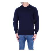 Stijlvolle Sweaters Collectie K-Way , Blue , Heren