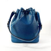 Pre-owned Leather shoulder-bags Louis Vuitton Vintage , Blue , Dames