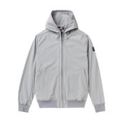 Grijze Softshell Hoodie Jas MCS , Gray , Heren