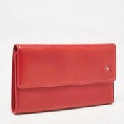 Pre-owned Leather wallets Chanel Vintage , Red , Dames