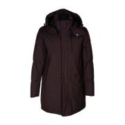 Heren Parka met Veren Vulling Duno , Brown , Heren