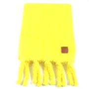 Pre-owned Wool scarves Loewe Pre-owned , Yellow , Dames