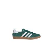 Indoor Gazelle Groen Gum Sneakers Adidas , Green , Dames